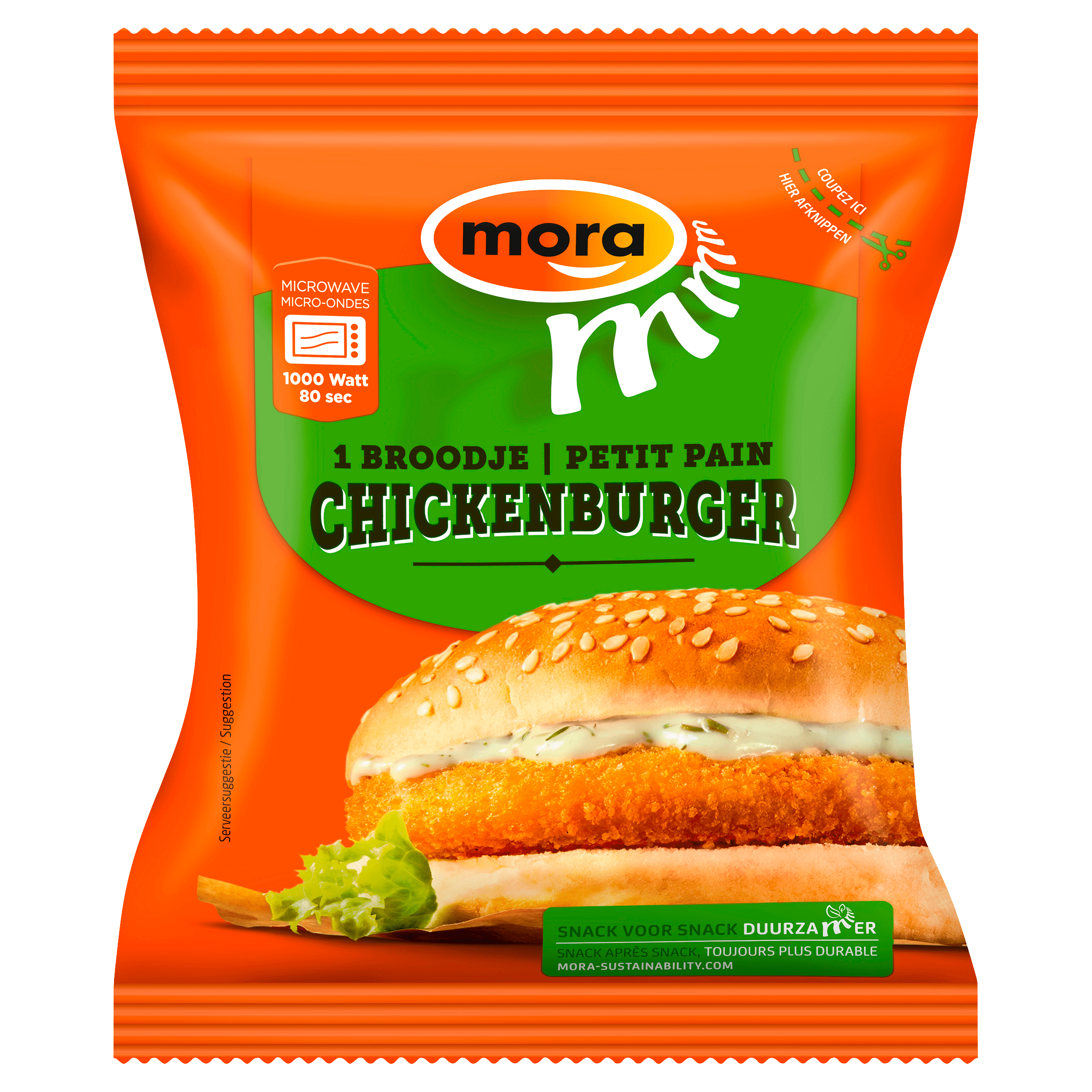 Mora Broodje chickenburger