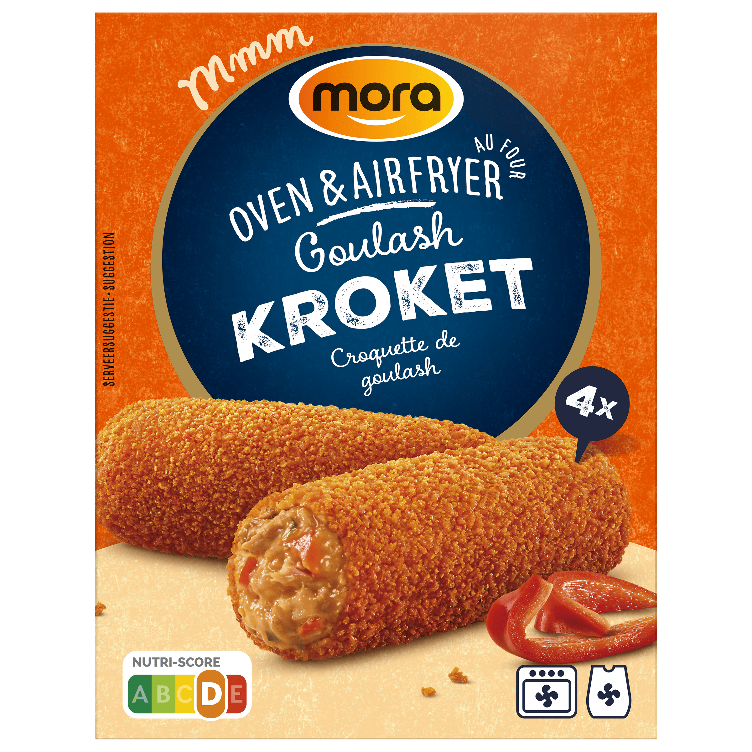Mora Oven & Airfryer Goulash Kroketten 4 x 80 g