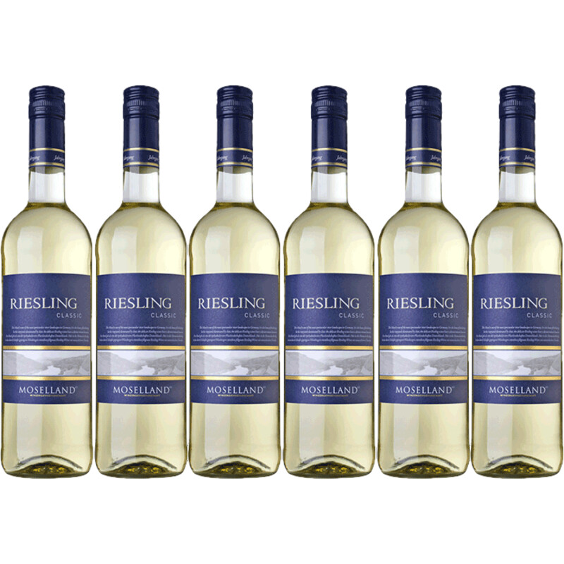 Moselland Riesling classic 6 flessen