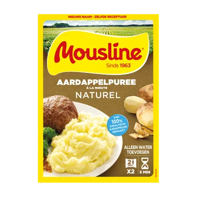 Mousline Puree a la minute naturel