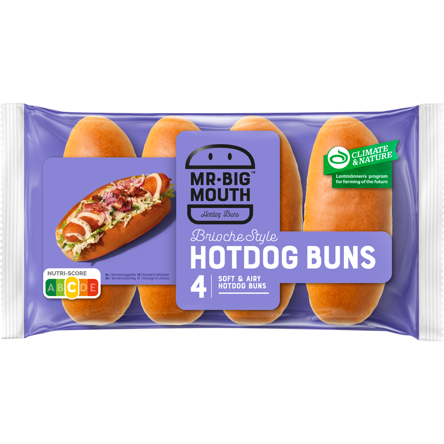 Mr. Big Mouth Hotdog buns