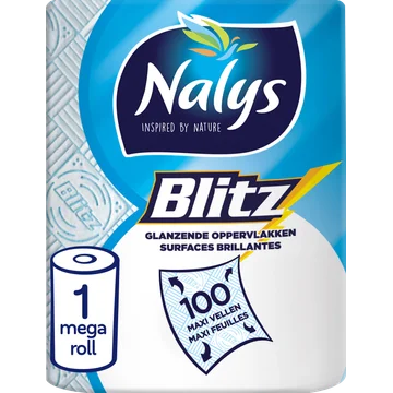 Nalys Blitz Keukenrol Papieren Verpakking 1 Rol