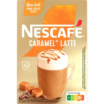 Nescafé Karamelsmaak Latte 8 x 17 g