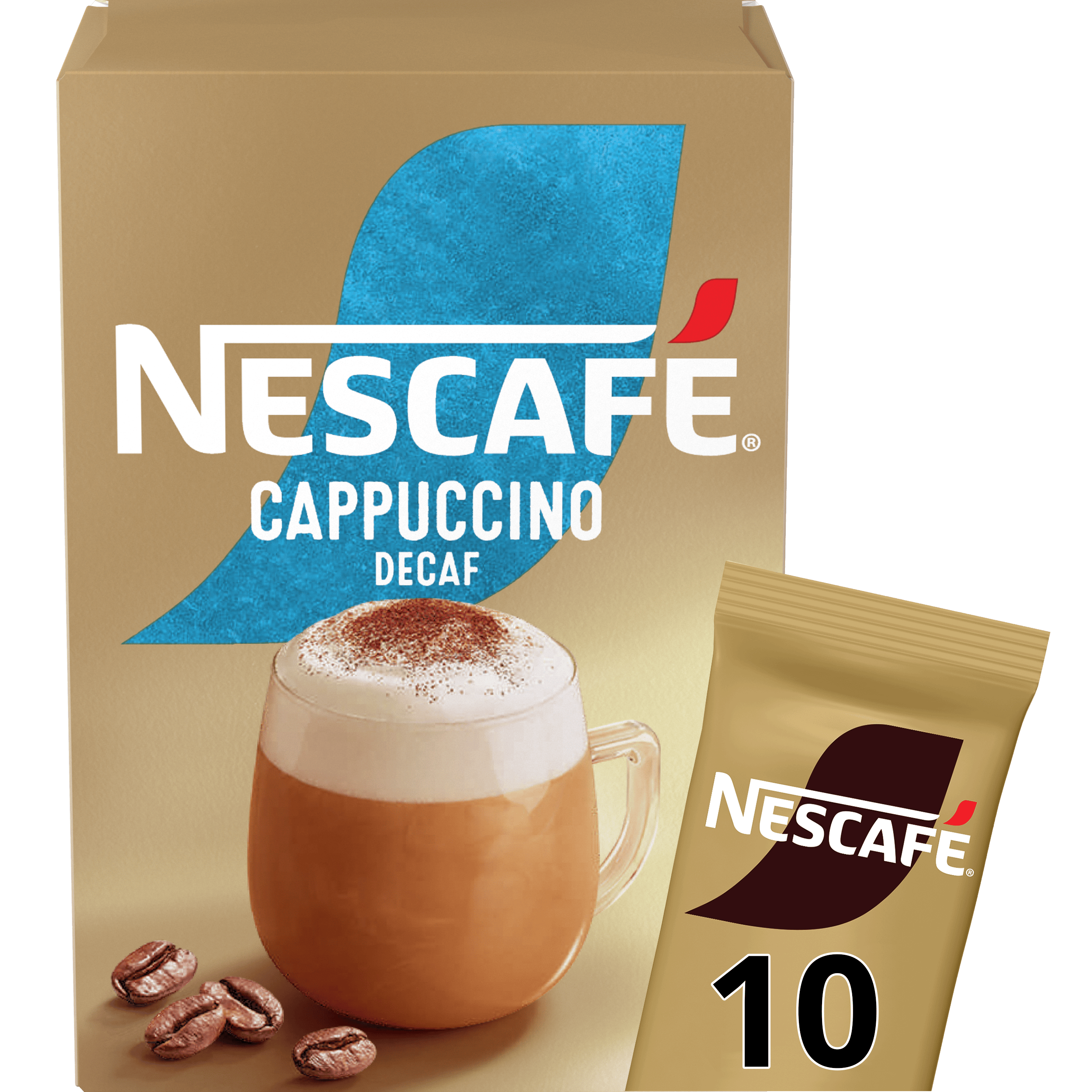 Nescafe Cappuccino gold decaf Oploskoffie