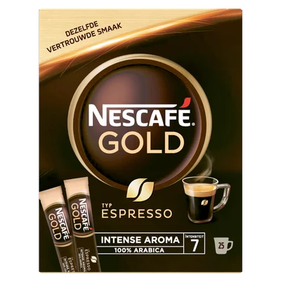 Nescafé Oploskoffie espresso donker en intens
