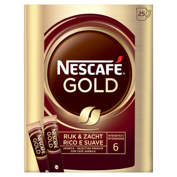 Nescafé Gold Instantkoffie 25 x 1,8 g