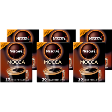 Nescafé Mocca oploskoffie - 6 x 20 zakjes