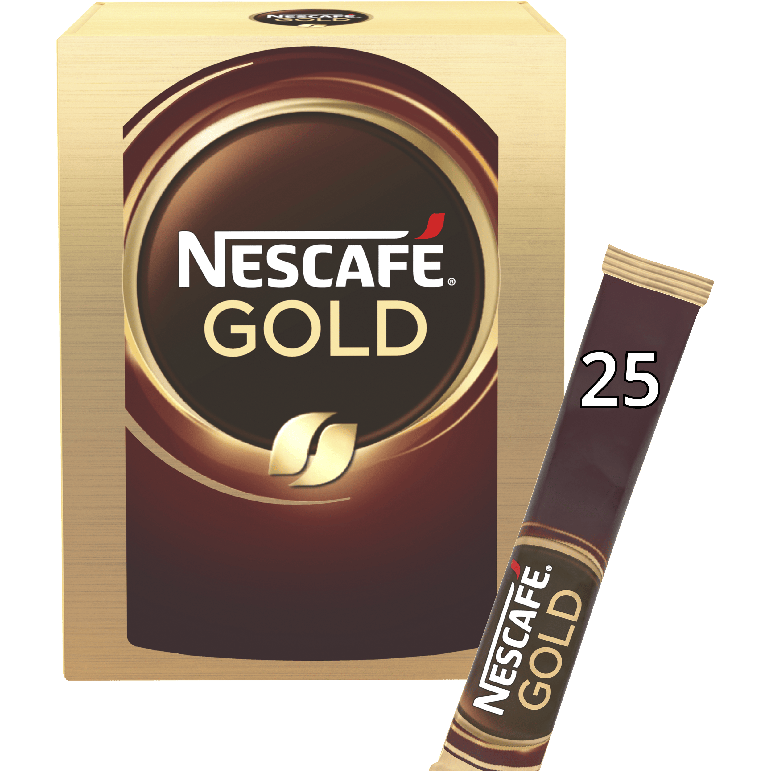 Nescafe Gold oploskoffie - 25 zakjes Doos 25 st