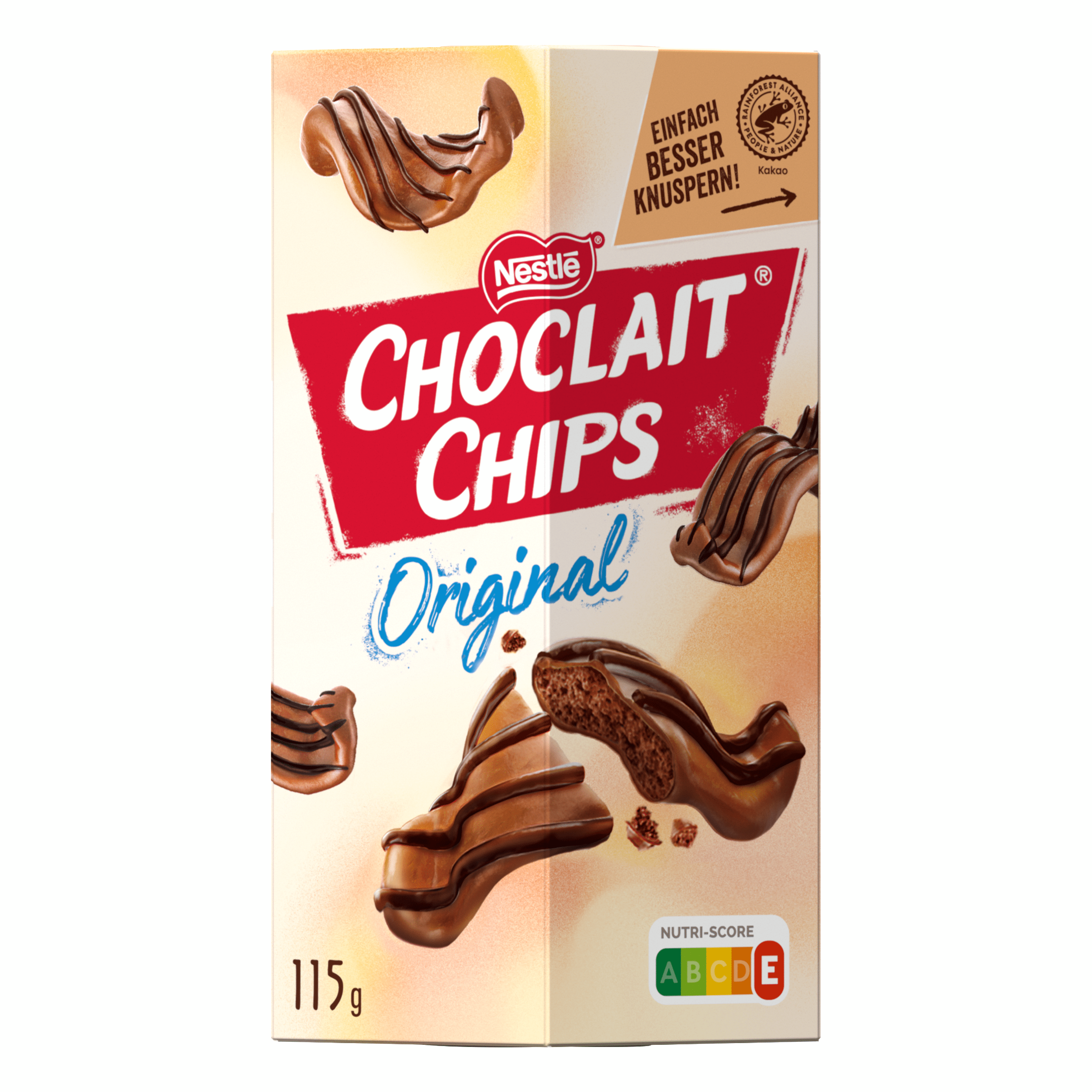 Nestlé Choclait Chips melk chocolade Doos 115 g