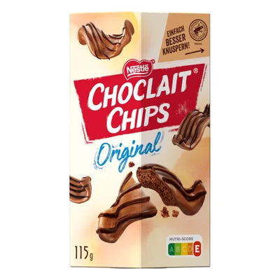 Nestlé Choclait Chips melk chocolade Doos 115 g
