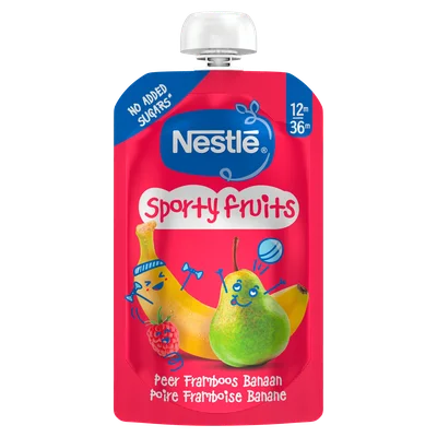 Nestlé knijp Sporty fruits 12-36m Stazak 110 g