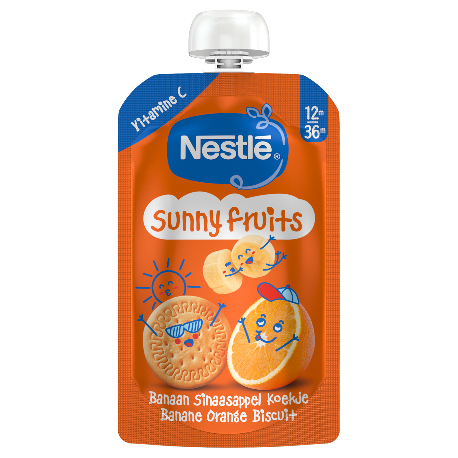 Nestlé Sunny fruits knijpfruit