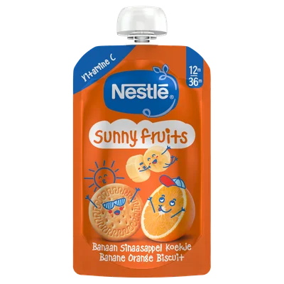 Nestlé Sunny fruits knijpfruit