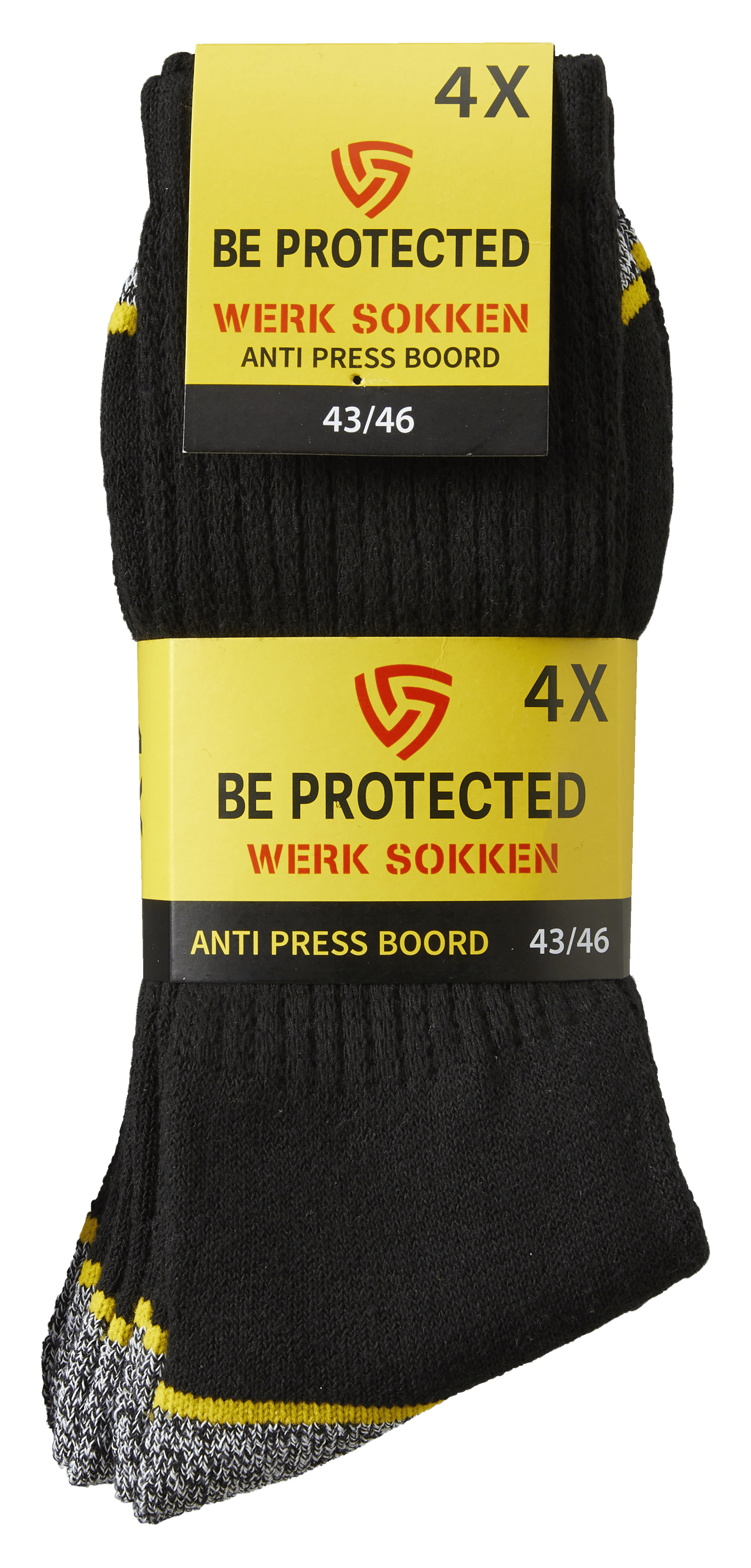 Neutraal 4 pack werksok