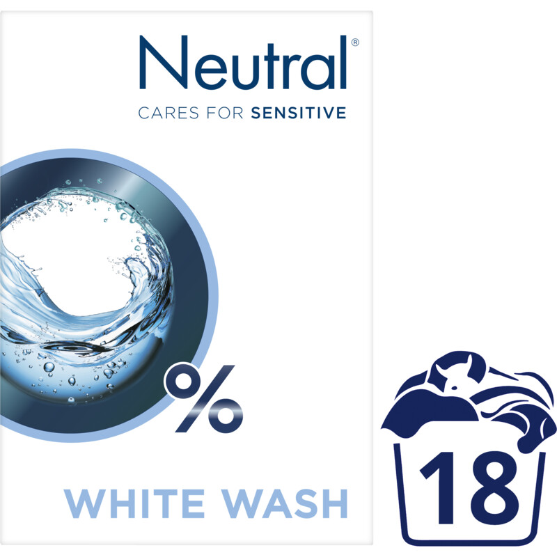 Neutral Parfumvrij waspoeder witte was