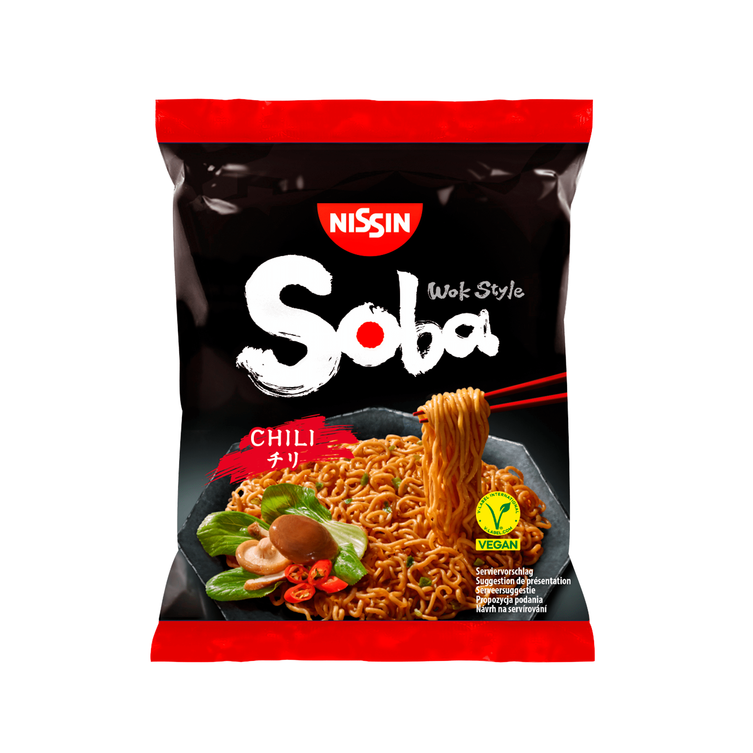 Nissin Soba noodles chili