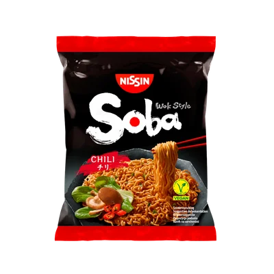 Nissin Soba noodles chili