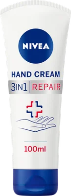 Nivea 3-in-1 Repair Handcreme Tube 100 ml