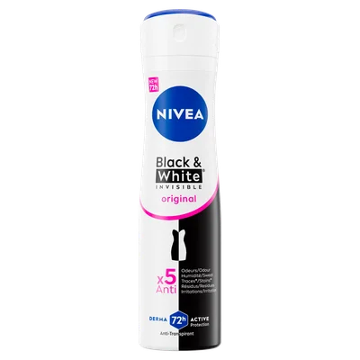 Nivea Deo spray invisible black&amp;white Spuitbus 150 ml