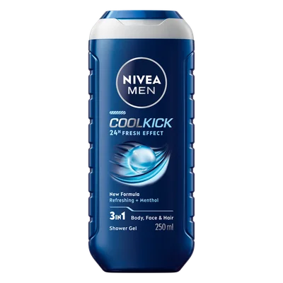 Nivea For Men Douchegel cool kick Fles 250 ml