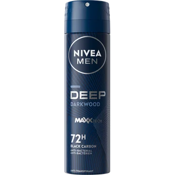 NIVEA MEN DEEP Dark Wood Anti-Transpirant Deodorant Spray - 150ml