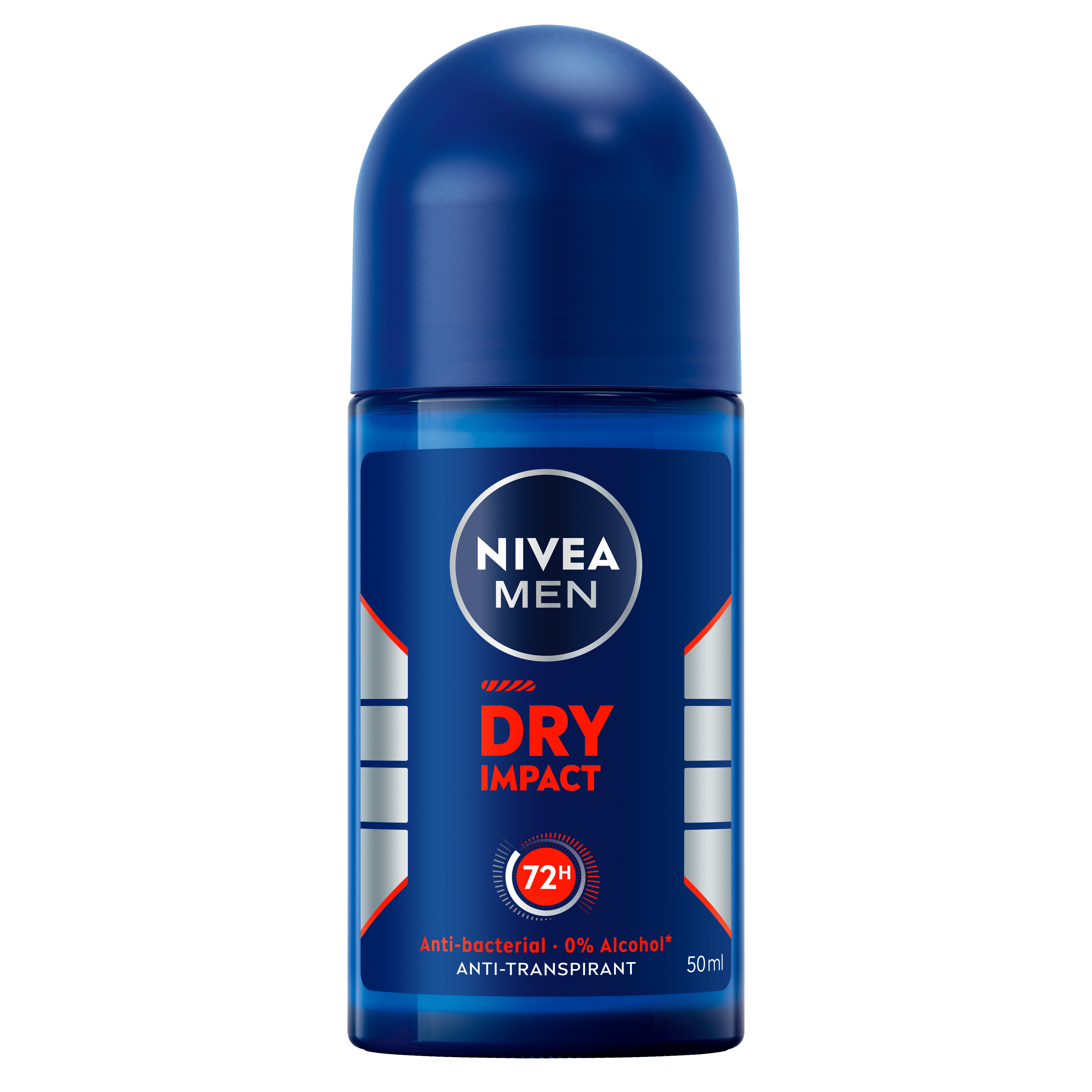 Nivea For Men Deo roller dry impact Fles 50 ml