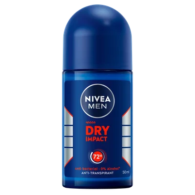 Nivea For Men Deo roller dry impact Fles 50 ml