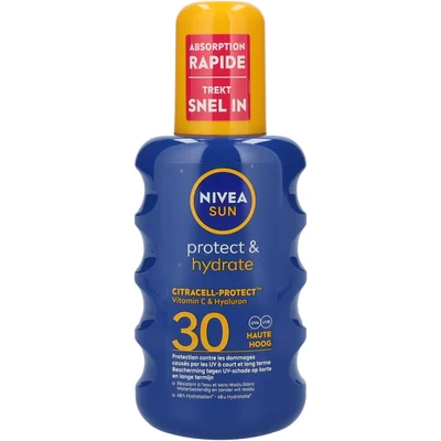 Nivea Zonbescherming spray protect & hydrage spf 30