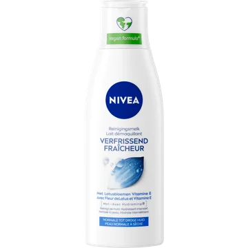 NIVEA Verfrissende Reinigingsmelk - 200ml - Normale tot droge huid - Vitamine E - Make-up Remover - Gezichtsreiniger