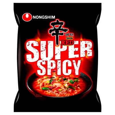 Nongshim Instant noedels shin red super spicy