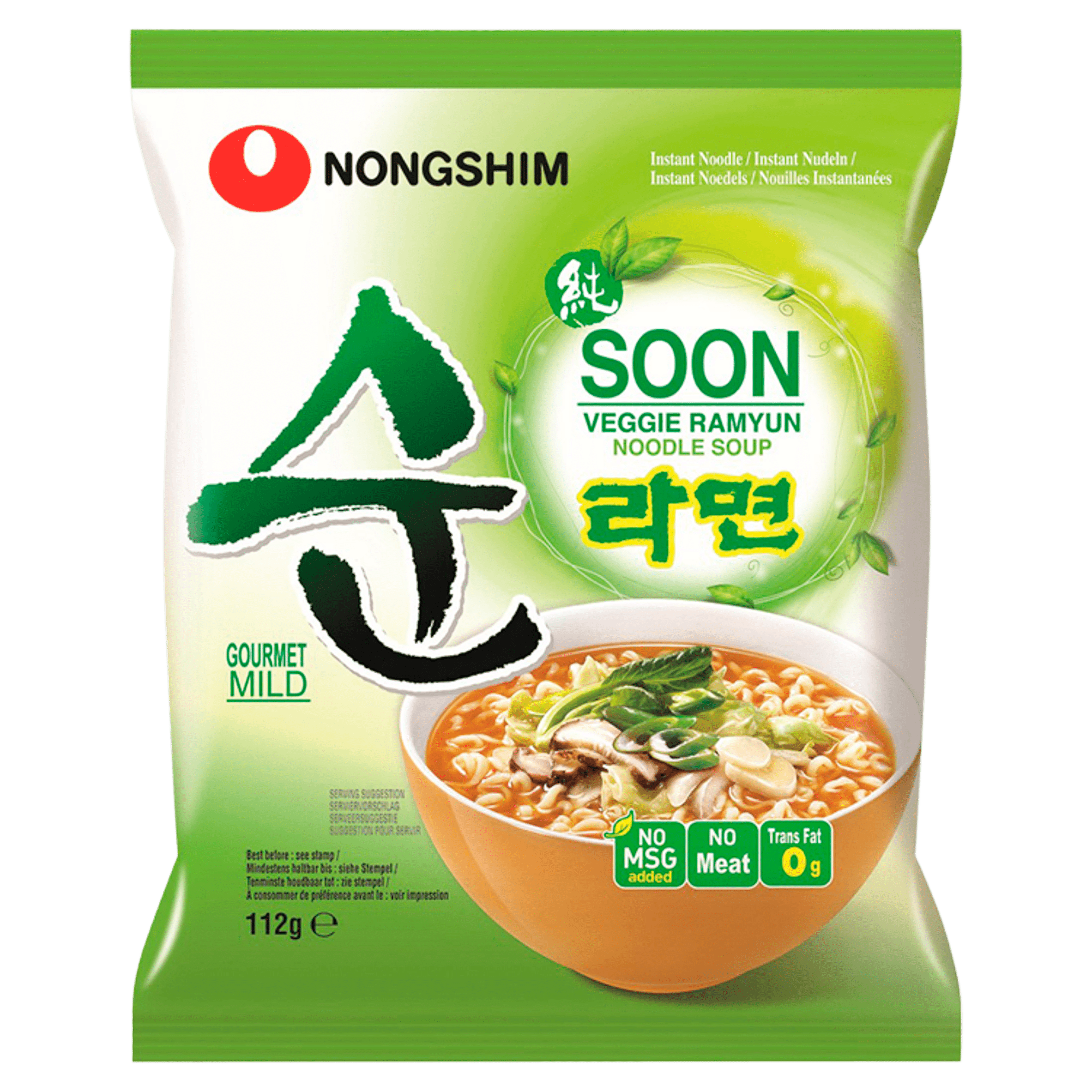 Nongshim Veggie Ramyun Zakje 112 g
