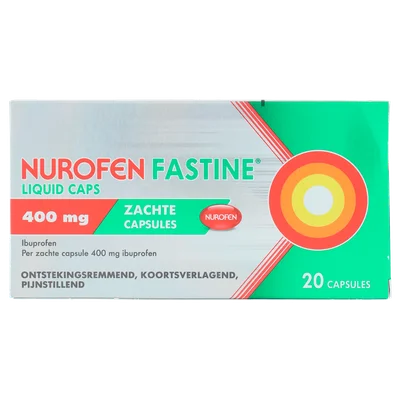 Nurofen Fastine 200 mg Doos 10 st