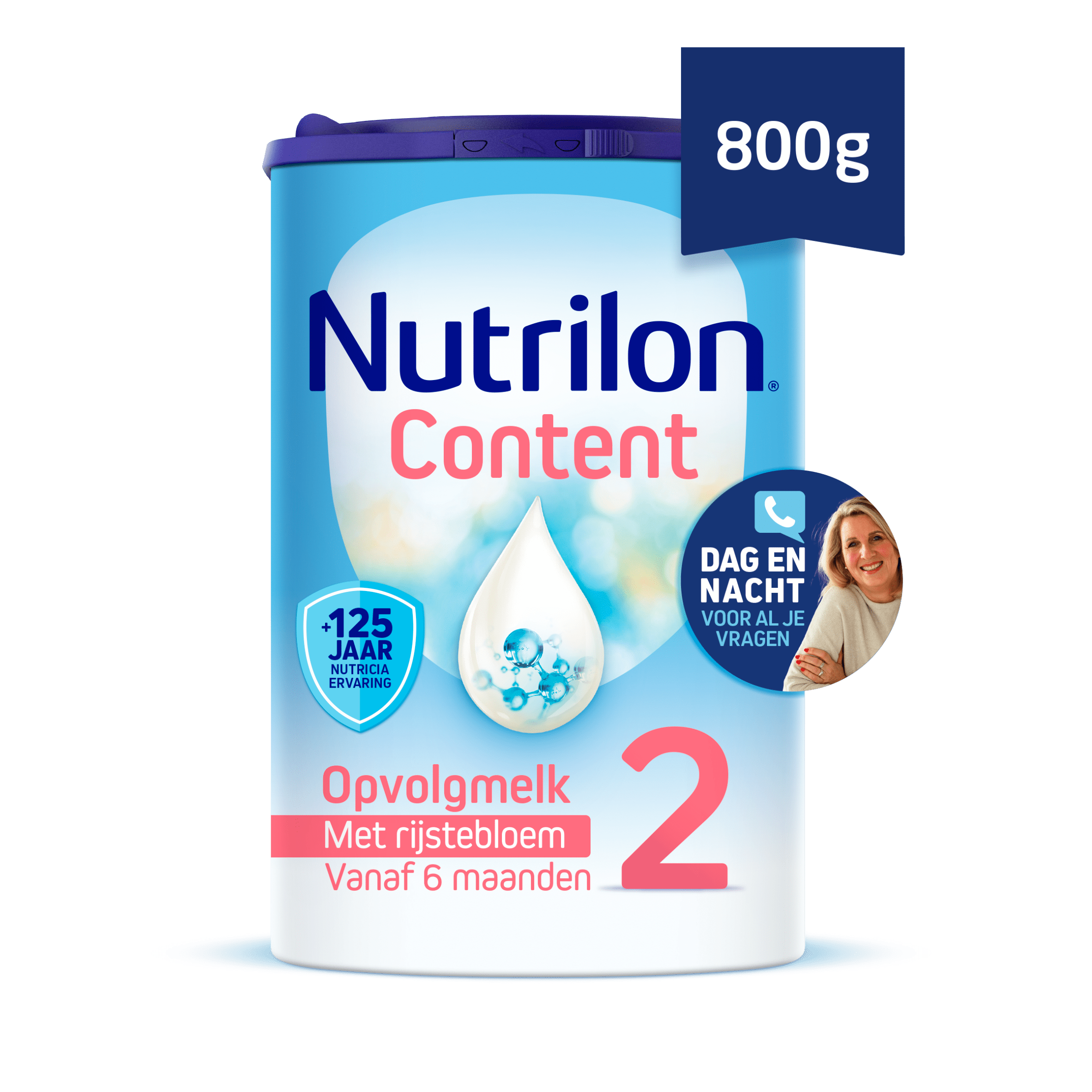 Nutrilon 2 Content Opvolgmelk 6+mnd Doos 800 g