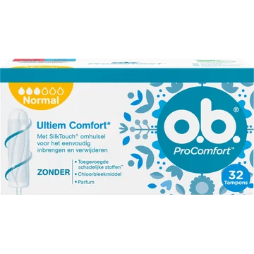 O.B. Pro Comfort Tampons Normal 32 Stuks