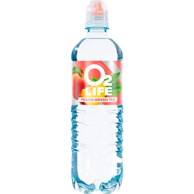 O2Life Mineraalwater green tea peach