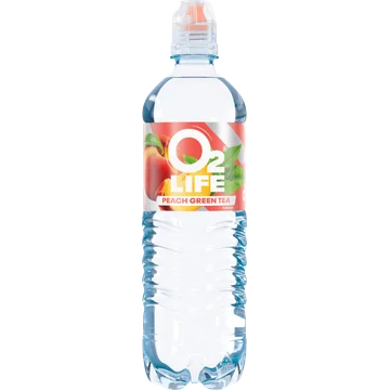 O2 Life Peach Green Tea Flavour 750 ml