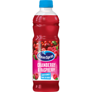 Ocean Spray Vruchtendrank Framboos laag in suiker 1 L