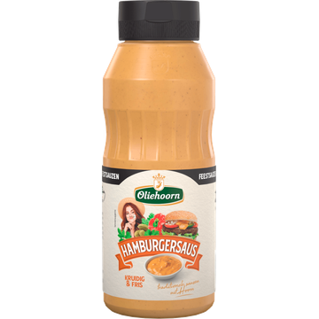 Oliehoorn Hamburgersaus Kruidig & Fris 270 ml