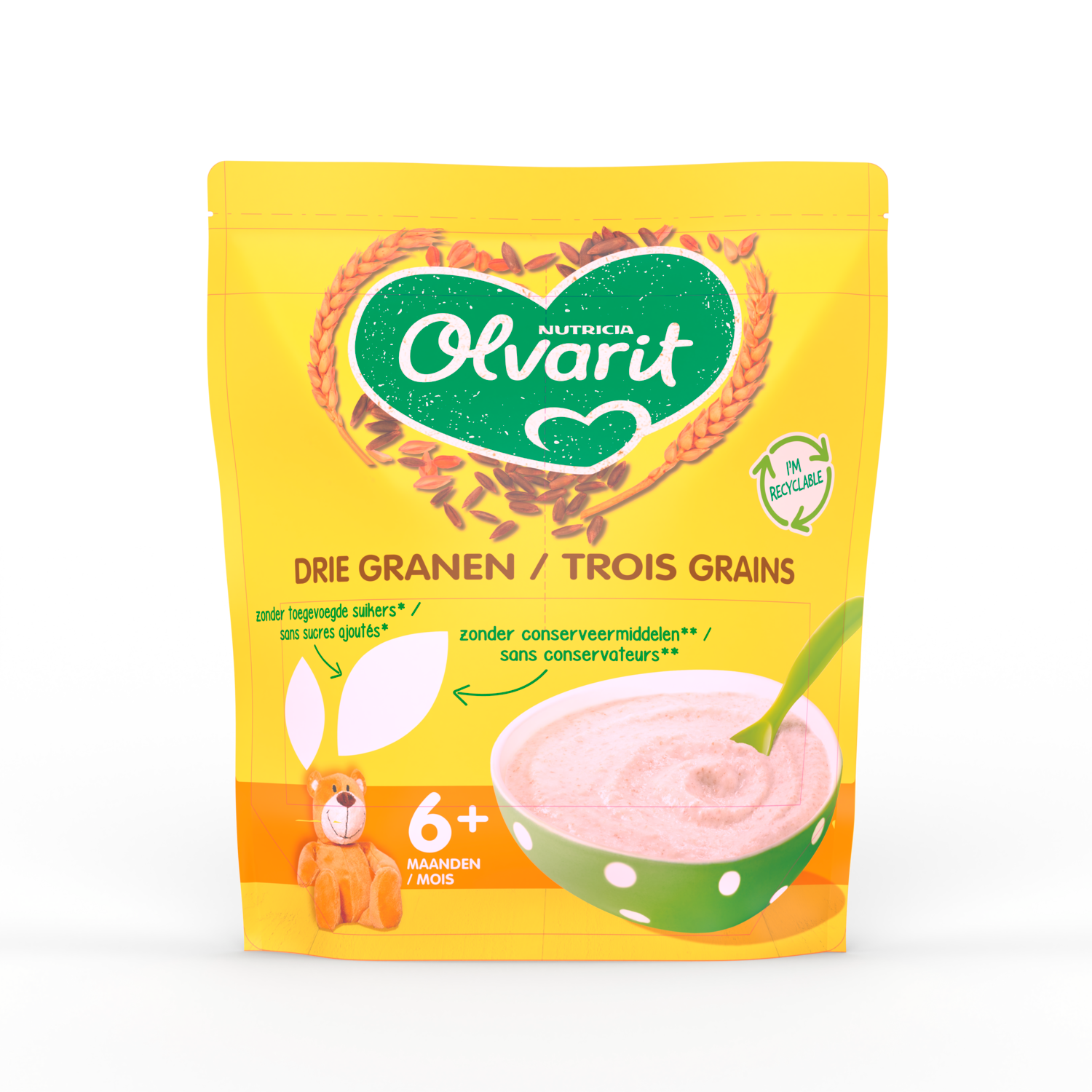 Olvarit 12+mnd Pap Acht Granen Zak 200 g