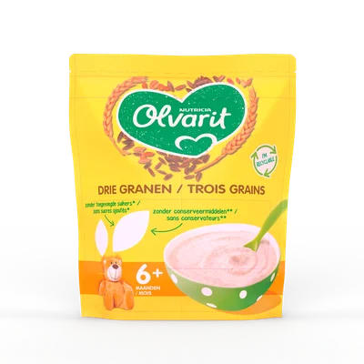 Olvarit 12+mnd Pap Acht Granen Zak 200 g