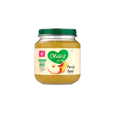 Olvarit 4+mnd Perzik Appel Pot 125 g