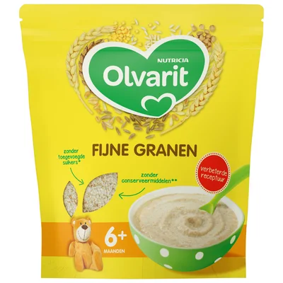 Olvarit 8 Maanden Fijne Granen Babypap 200 g