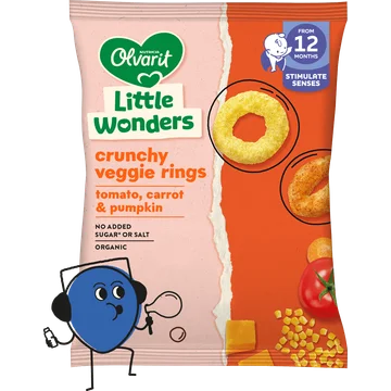 Olvarit Little Wonders Groente Ringen 12+ Maanden 20g