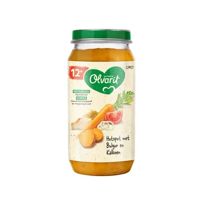 Olvarit 12M17 Hutspot bulger linzen Pot 250 g