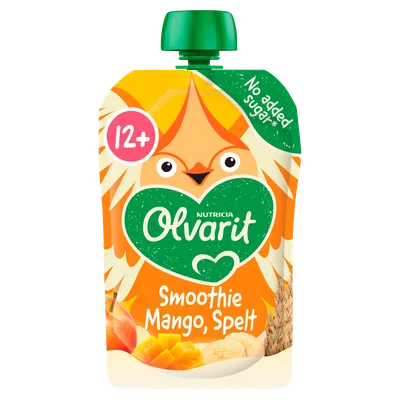 Olvarit 12+mnd Knijpfruit Mango Spelt Stazak 100 g