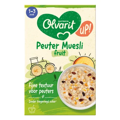 Olvarit Up! Peutermuesli Fruit 1-3j Pot 250 g