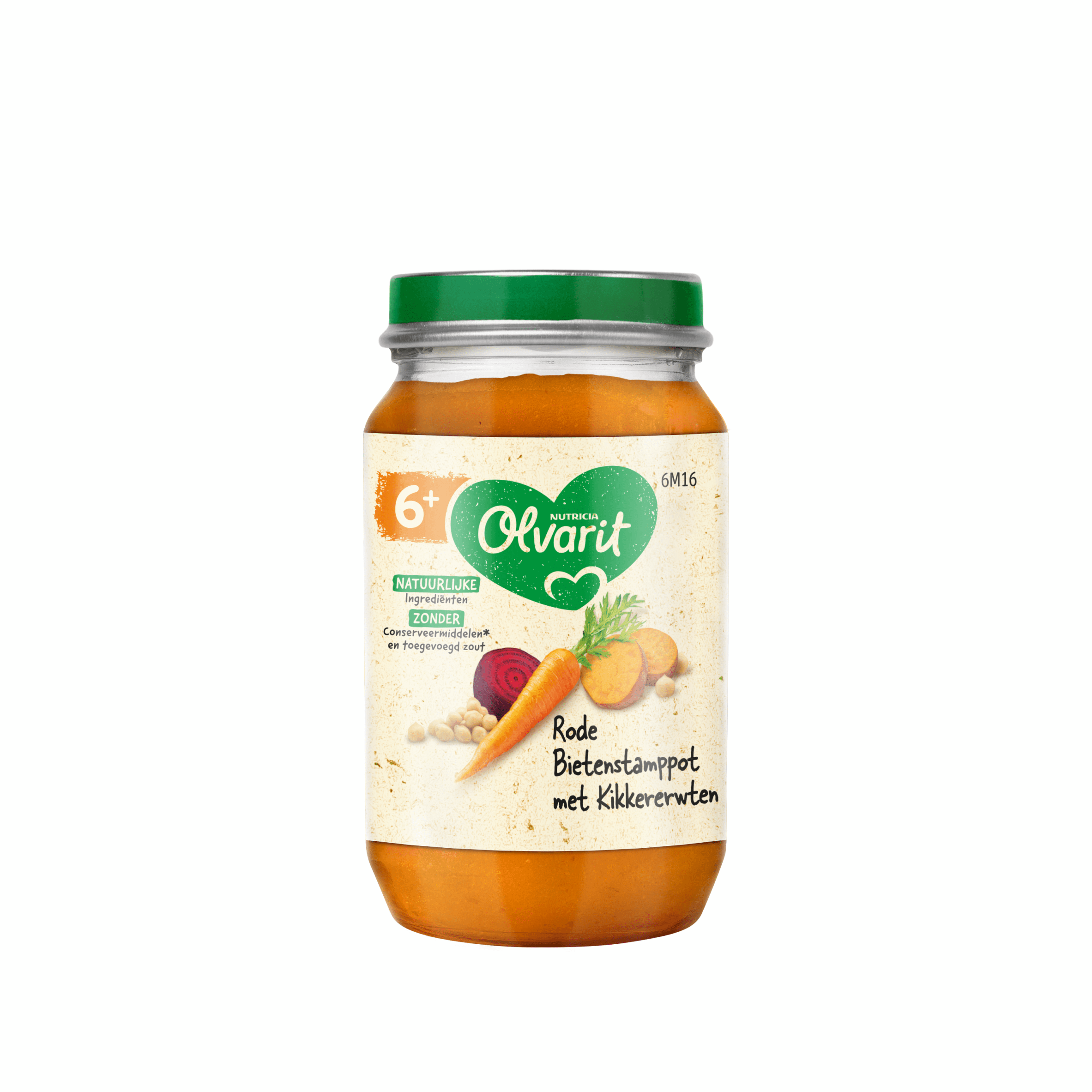 Olvarit 6M16 Rode Bietenstamppot Stazak 200 g