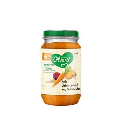 Olvarit 6M16 Rode Bietenstamppot Stazak 200 g