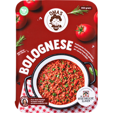 Oma's Bolognesaus Vega 350gr