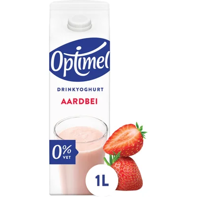 Optimel Drinkyoghurt aardbei